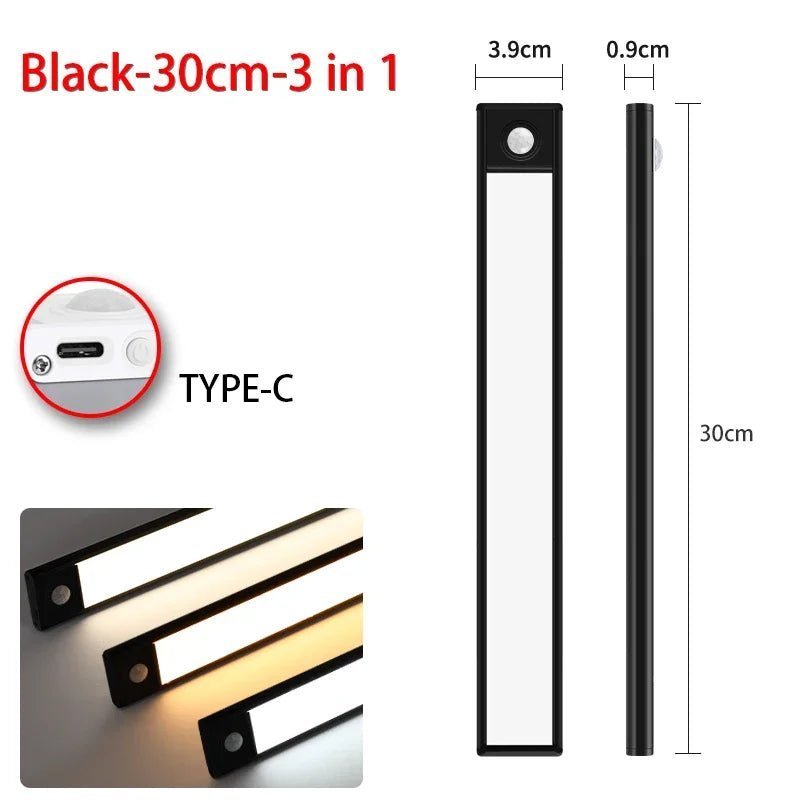 10 - 60cm LED Ultra Thin Lights Motion Sensor - Fizu