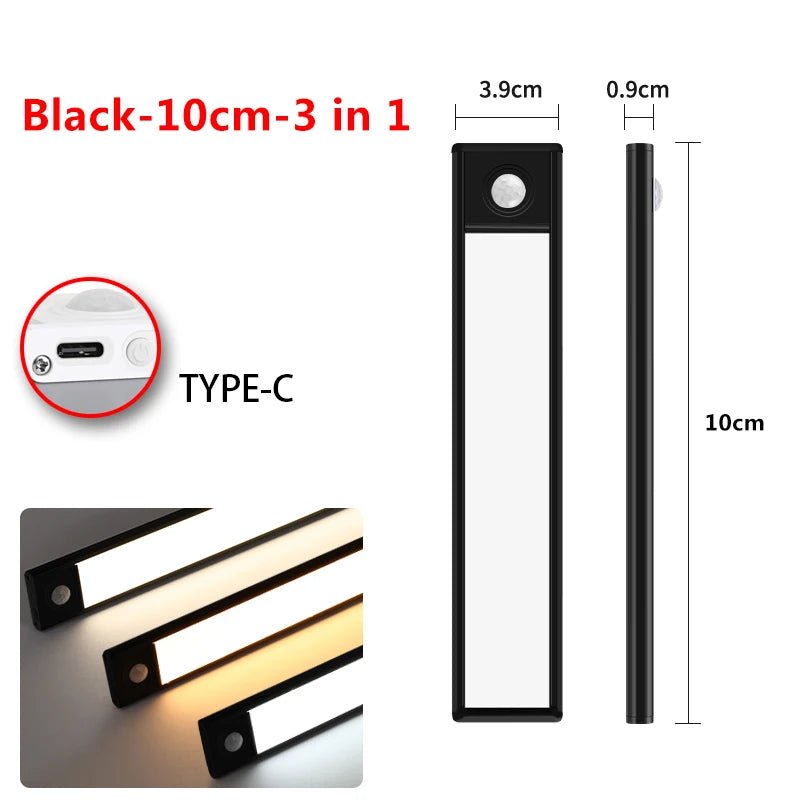 10 - 60cm LED Ultra Thin Lights Motion Sensor - Fizu