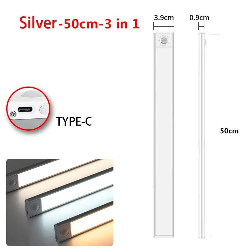 10 - 60cm LED Ultra Thin Lights Motion Sensor - Fizu