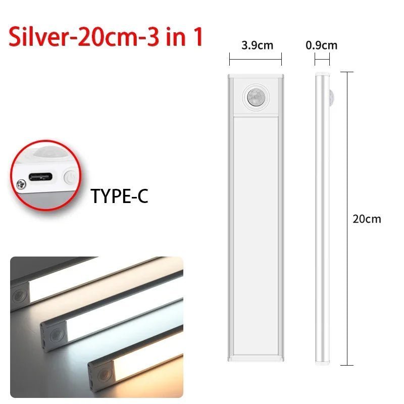 10 - 60cm LED Ultra Thin Lights Motion Sensor - Fizu