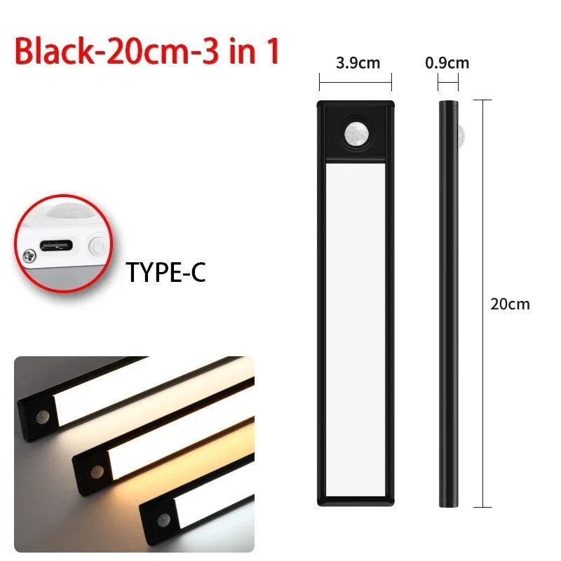 10 - 60cm LED Ultra Thin Lights Motion Sensor - Fizu