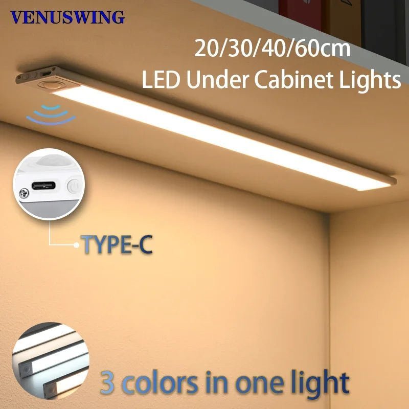 10 - 60cm LED Ultra Thin Lights Motion Sensor - Fizu