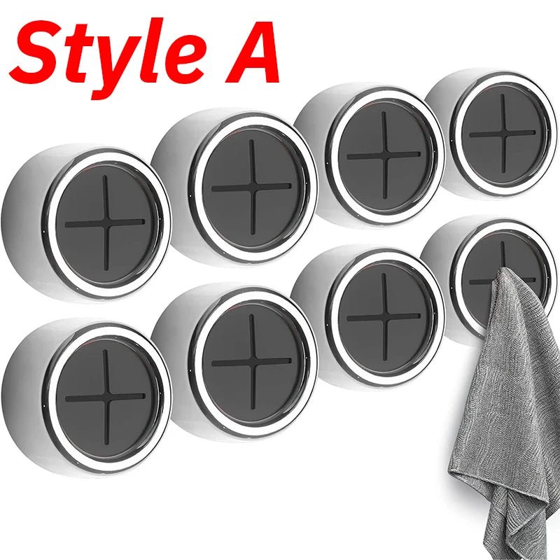 8/1Pcs Self Adhesive Towel Plug Holder - Fizu