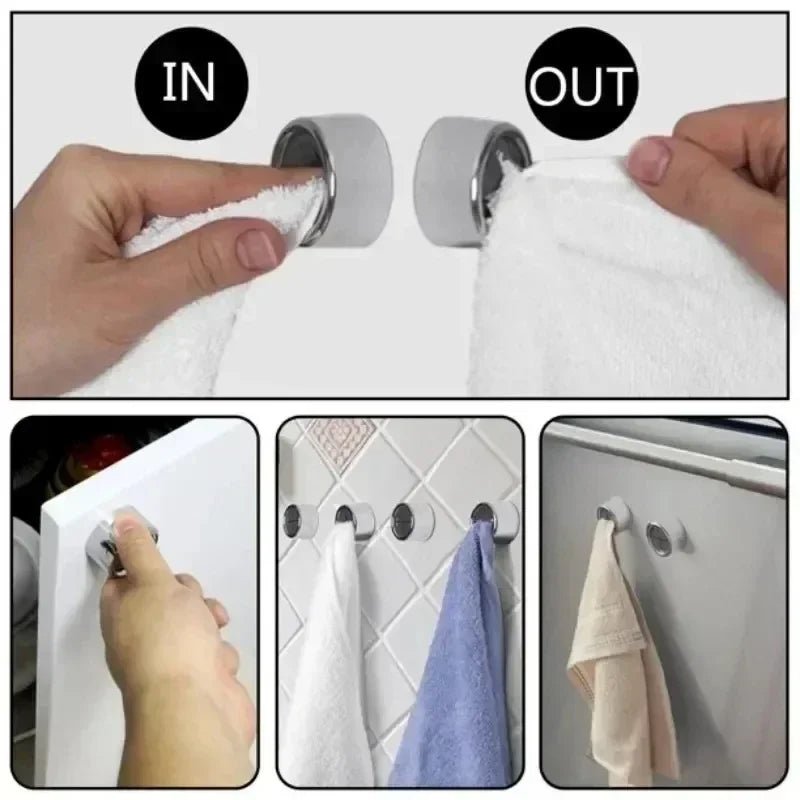 8/1Pcs Self Adhesive Towel Plug Holder - Fizu