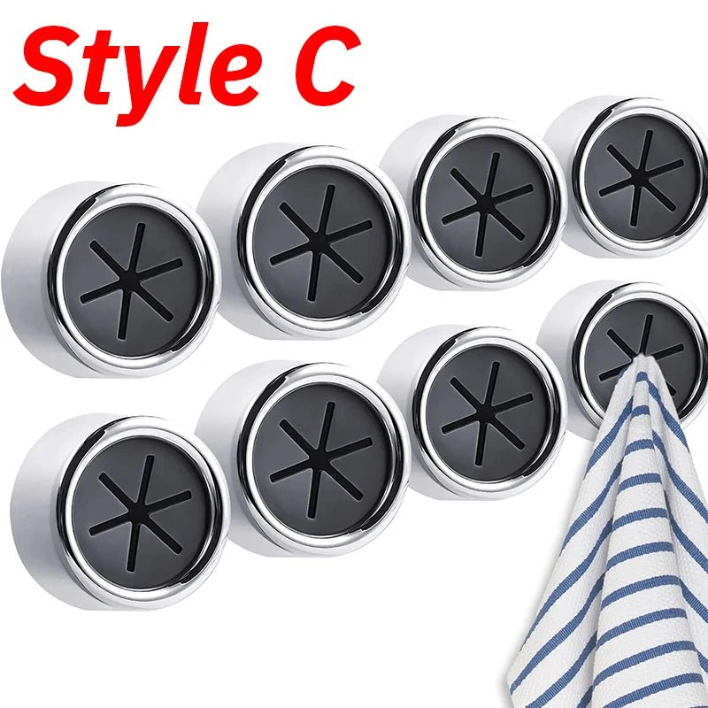 8/1Pcs Self Adhesive Towel Plug Holder - Fizu