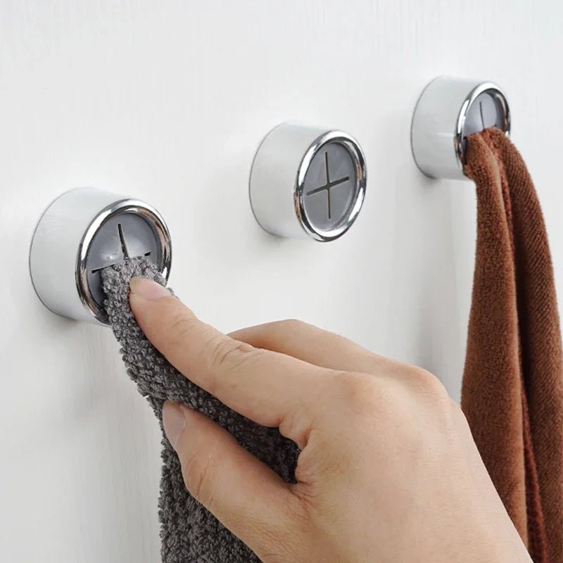 8/1Pcs Self Adhesive Towel Plug Holder - Fizu