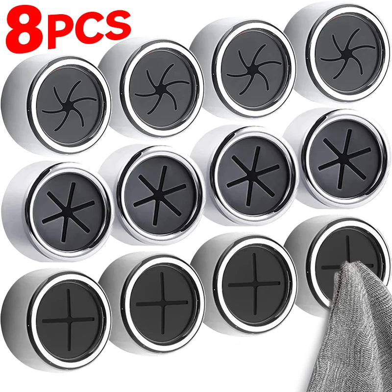 8/1Pcs Self Adhesive Towel Plug Holder - Fizu