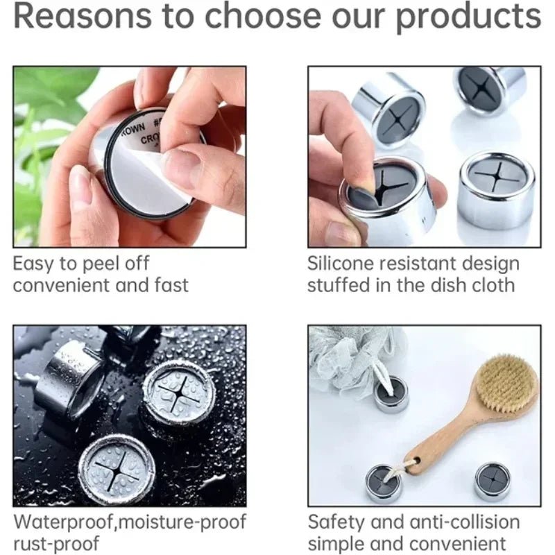 8/1Pcs Self Adhesive Towel Plug Holder - Fizu
