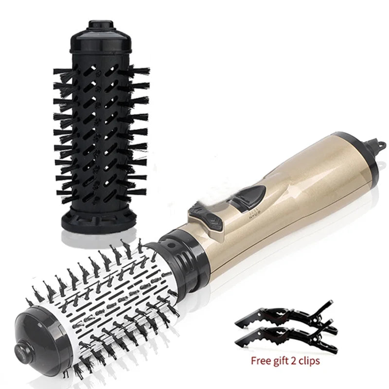 Hot Air Brush 2 Replaceable Head 360 Rotating