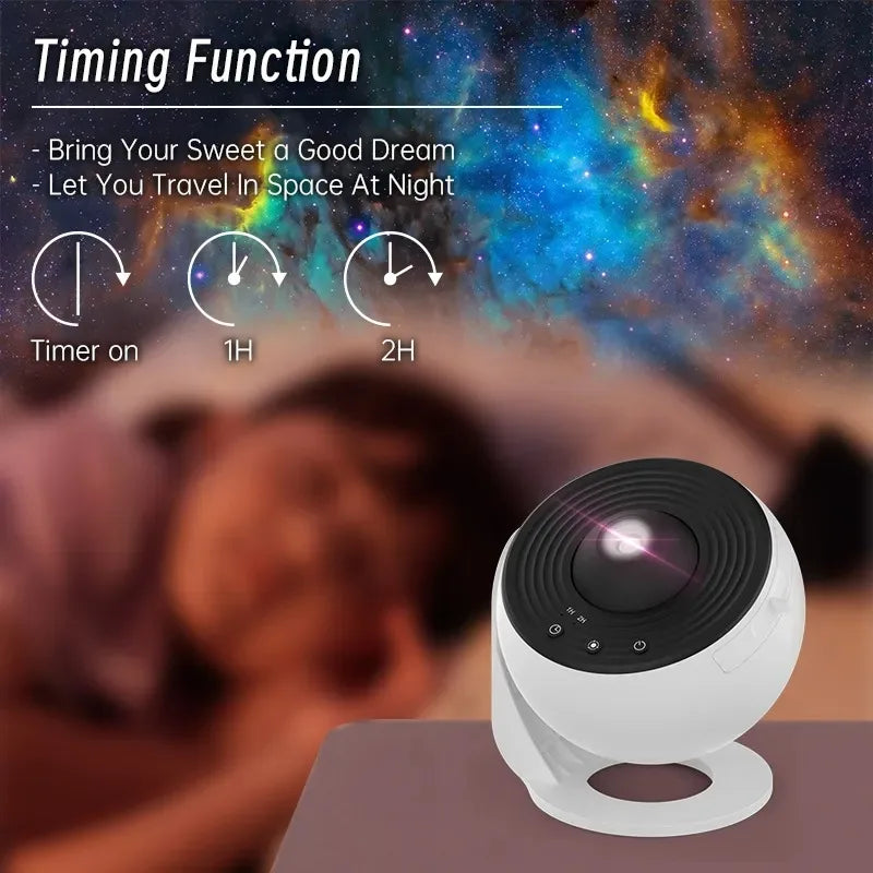 LED Night Light Galaxy Projector 360°