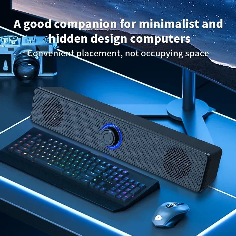 PC USB Soundbar Wired and Wireless
