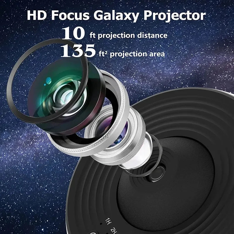 LED Night Light Galaxy Projector 360°
