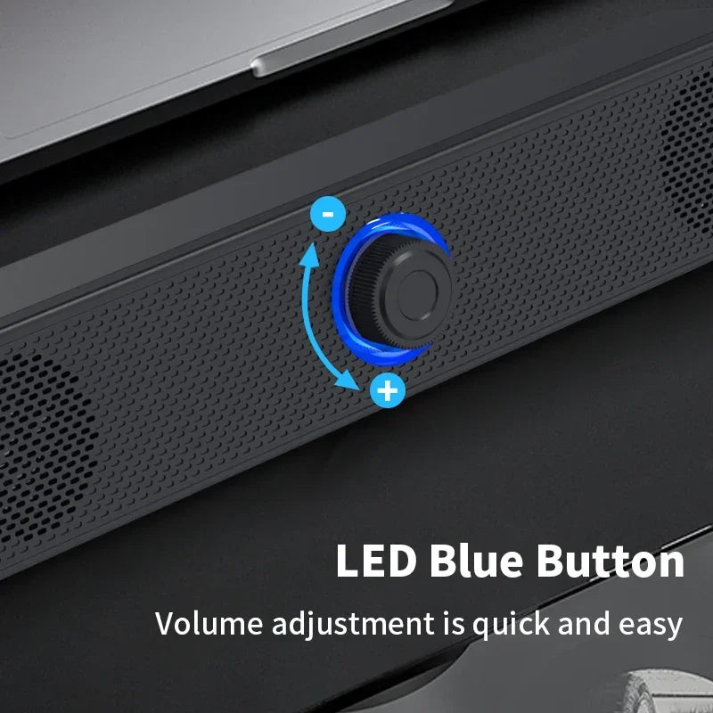 PC USB Soundbar Wired and Wireless