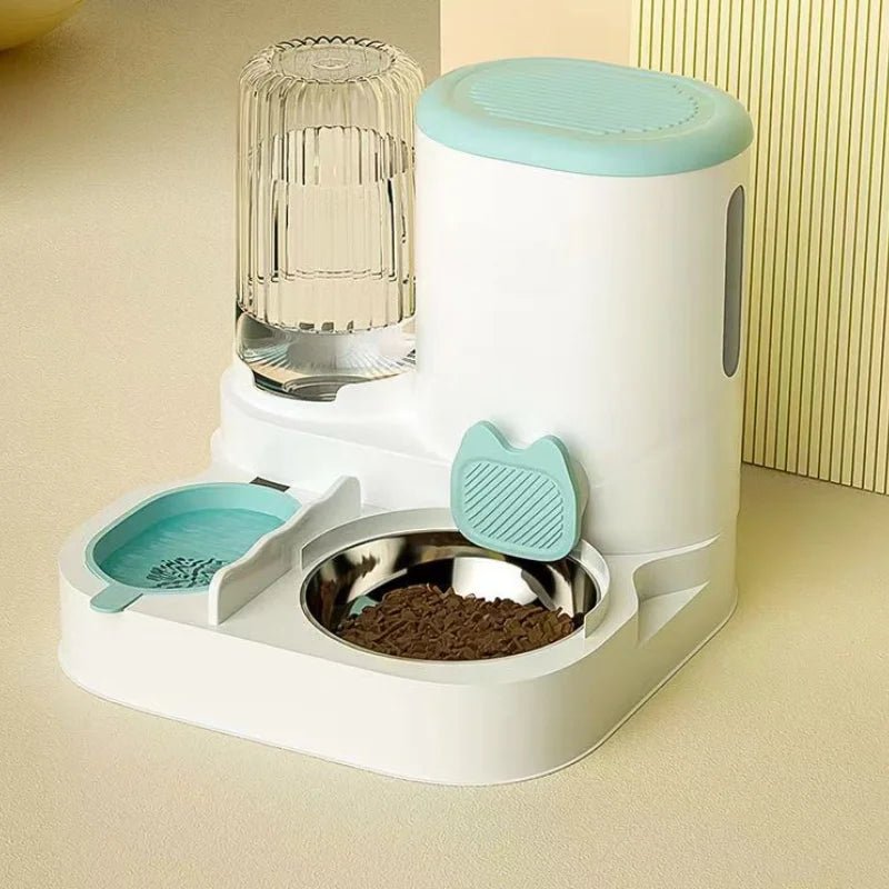 Cat bowl automatic feeder for pets - Fizu