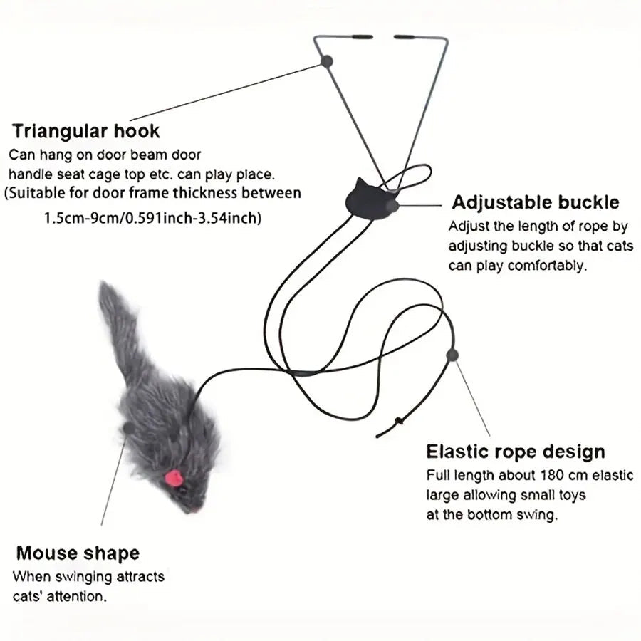 Door Hanging Cat Toy - Fizu