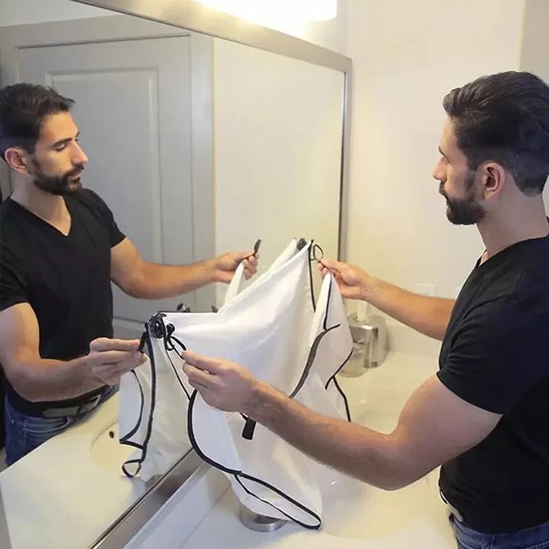 Male Shaving Apron Beard Catcher Cape - Fizu