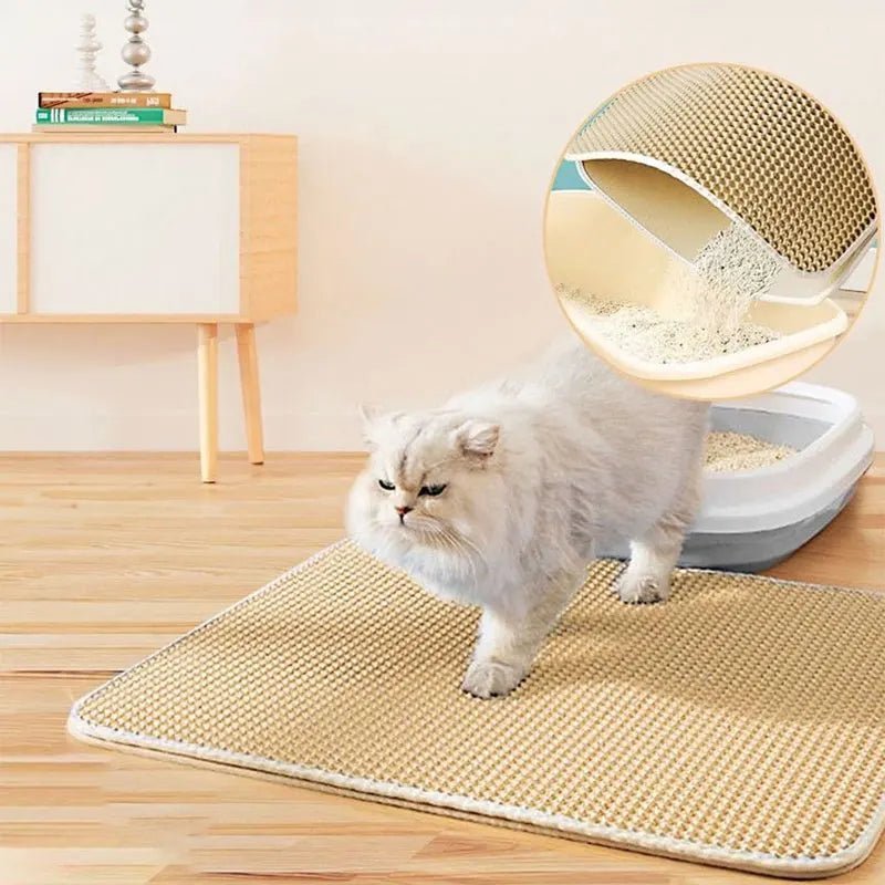 Pet Cat Litter Box Mat Clean - Fizu