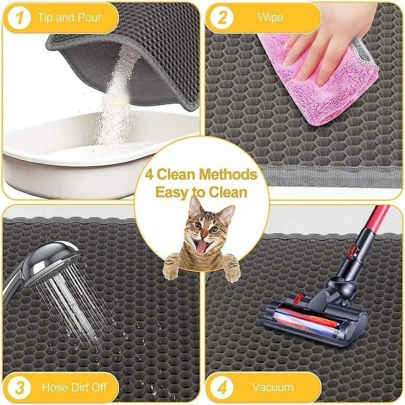 Pet Cat Litter Box Mat Clean - Fizu