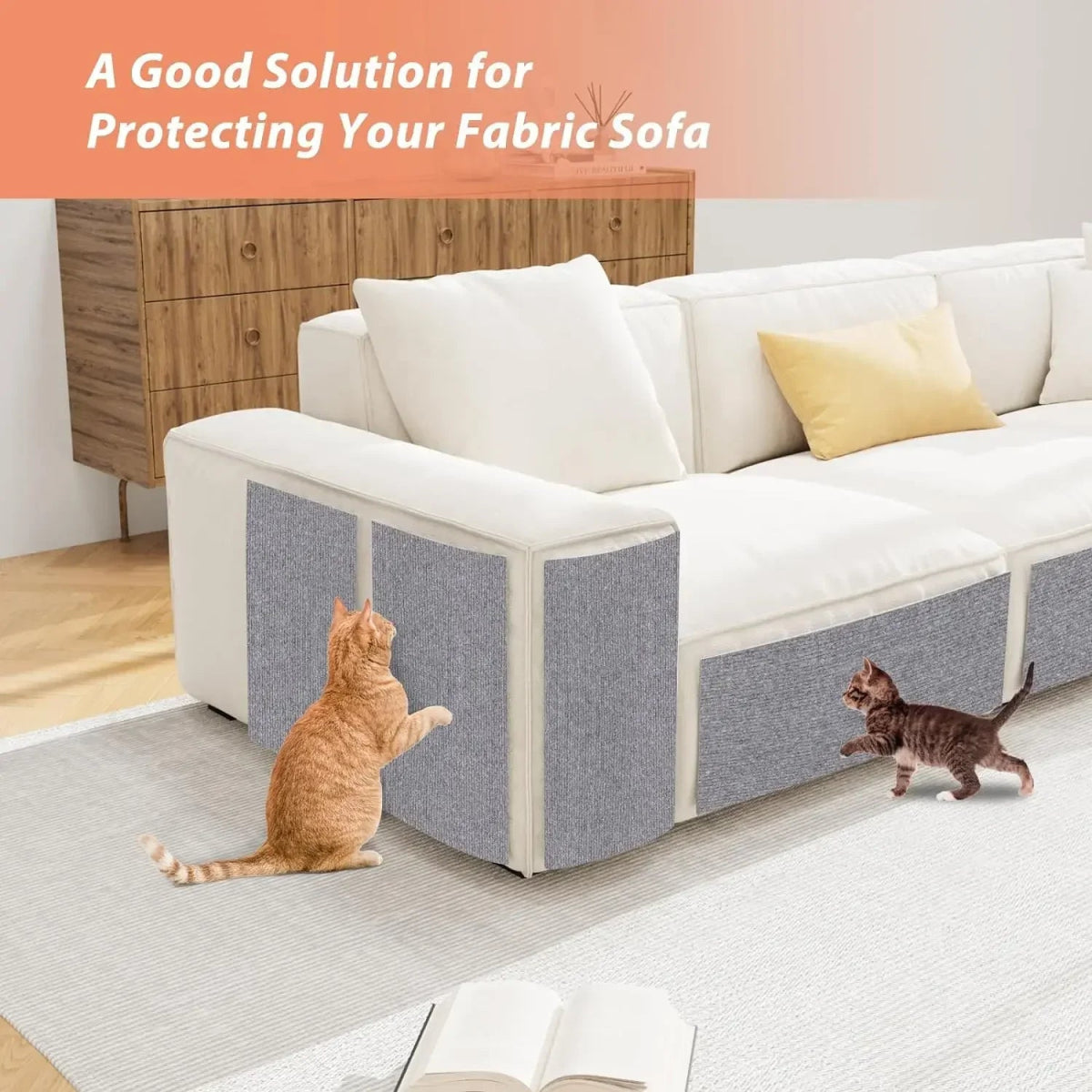 Self - Adhesive Scratching Mat Cat - Fizu