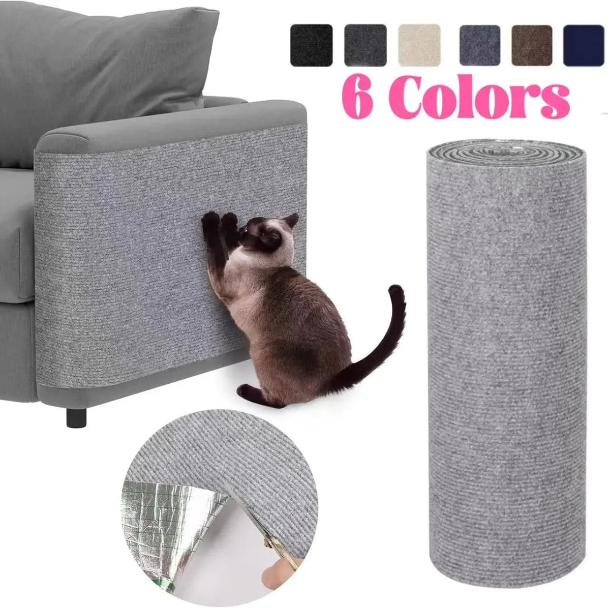 Self - Adhesive Scratching Mat Cat - Fizu