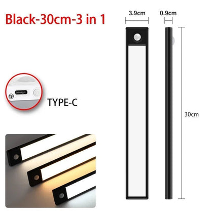 10 - 60cm LED Ultra Thin Lights Motion Sensor - Fizu