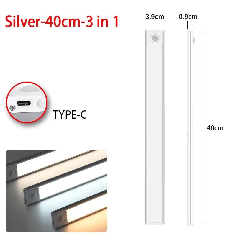 10 - 60cm LED Ultra Thin Lights Motion Sensor - Fizu