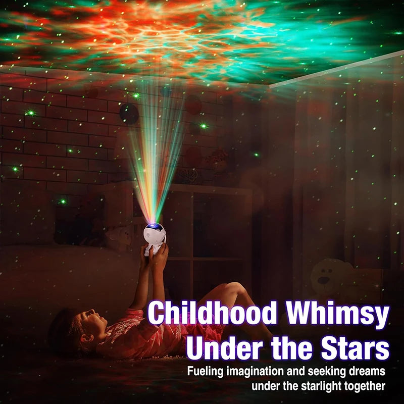 AstroGlow – Astronaut Galaxy & Star Projector Night Light