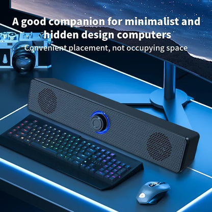 PC USB Soundbar Wired and Wireless