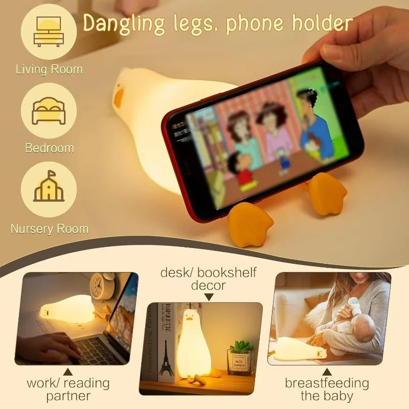 Squishy Duck LED Night Light