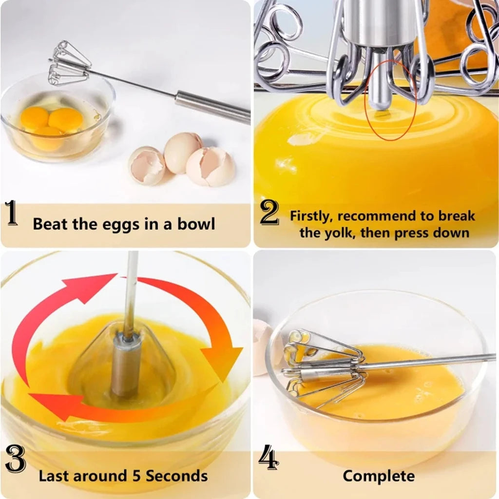 Semi Automatic Whisk Egg Beater