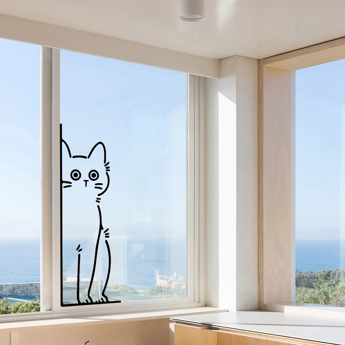 MeowDecor – Waterproof Black Cat Silhouette Wall Stickers