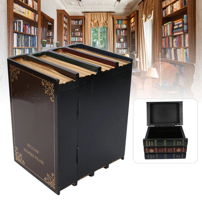 Antique Book-Shaped Jewelry Box