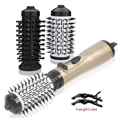 Hot Air Brush 2 Replaceable Head 360 Rotating