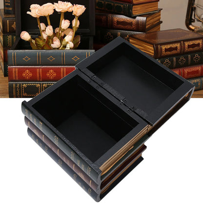 Antique Book-Shaped Jewelry Box