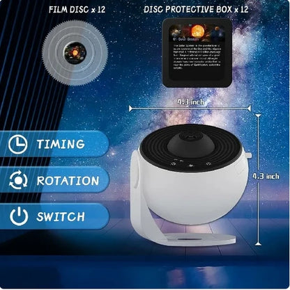 LED Night Light Galaxy Projector 360°