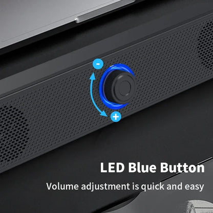 PC USB Soundbar Wired and Wireless
