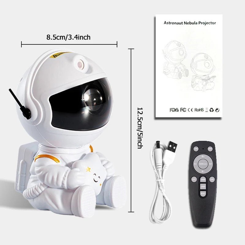 Astronaut Space Projector Kid Star Projector Galaxy Night Light - Fizu