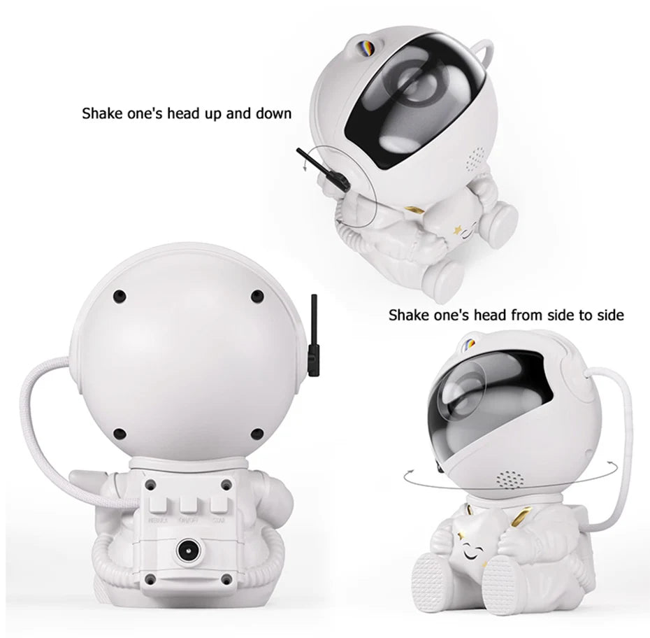 Astronaut Space Projector Kid Star Projector Galaxy Night Light - Fizu