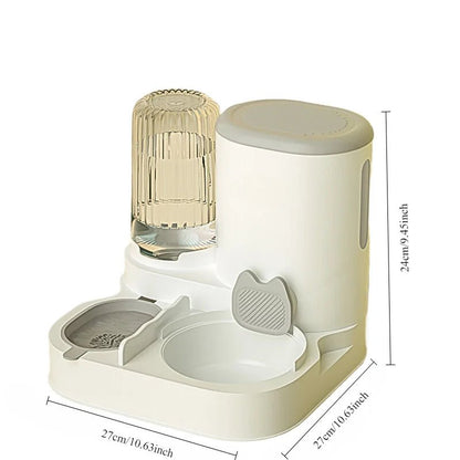 Cat bowl automatic feeder for pets - Fizu
