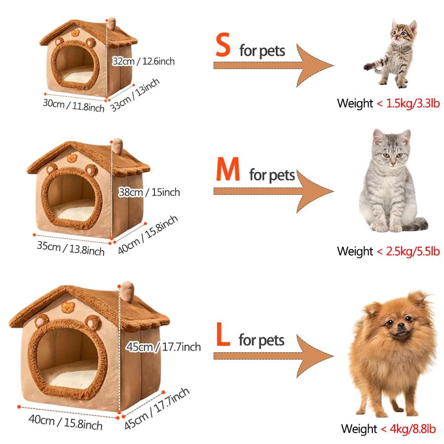 Foldable Pet House - Fizu