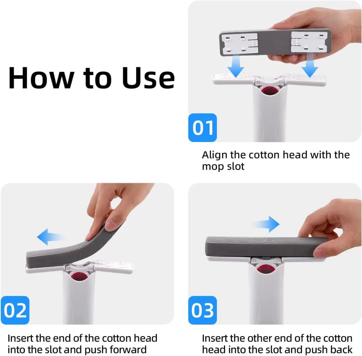 Powerful Squeeze Mini Mop - Fizu