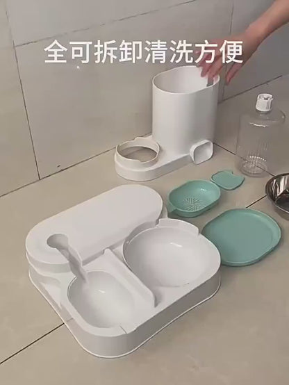 Cat bowl automatic feeder for pets